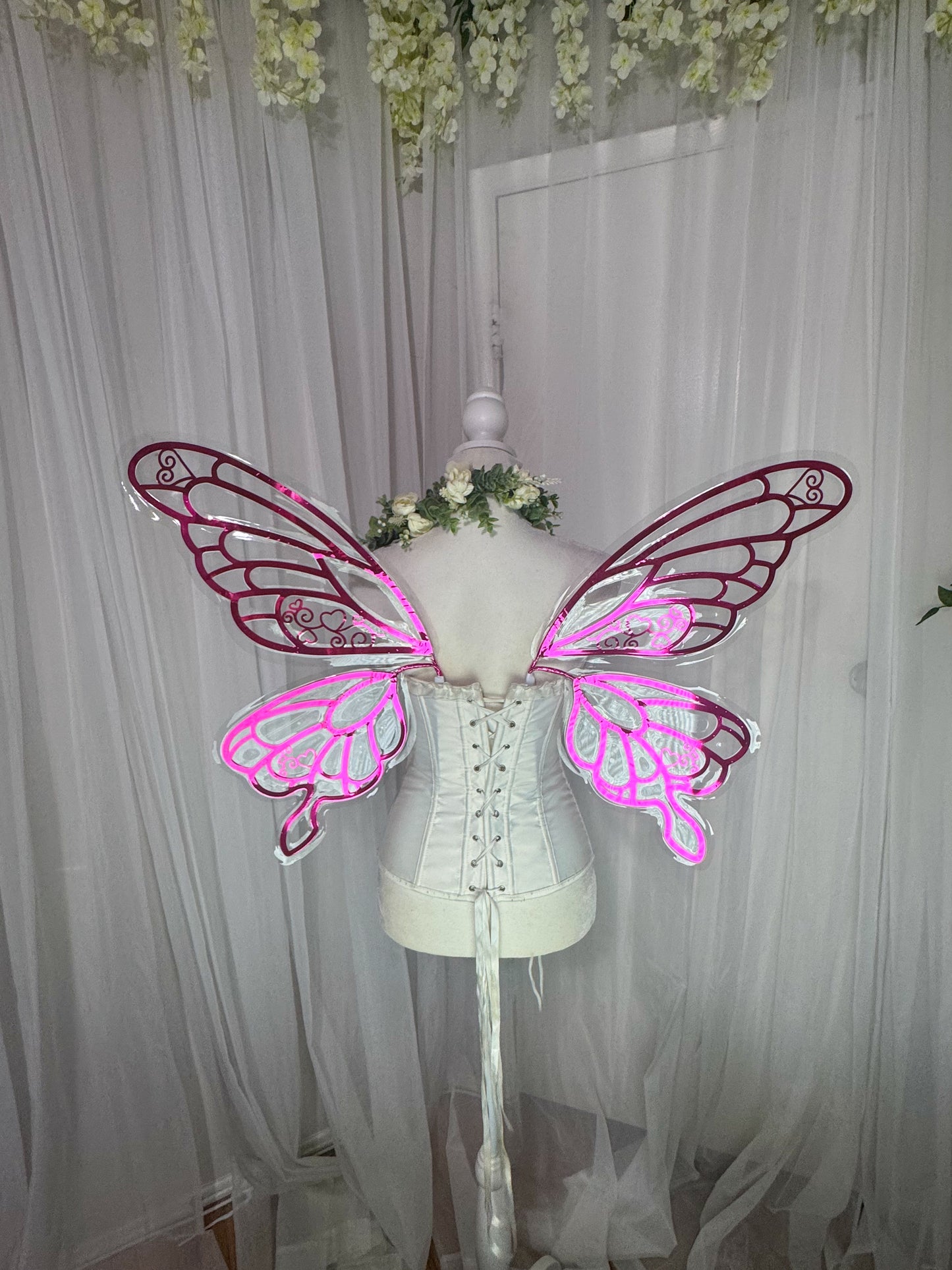 Ready to Ship Small Swirly Heart Fairy Wings