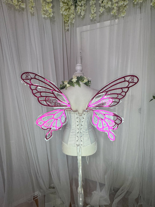 Ready to Ship Small Swirly Heart Fairy Wings