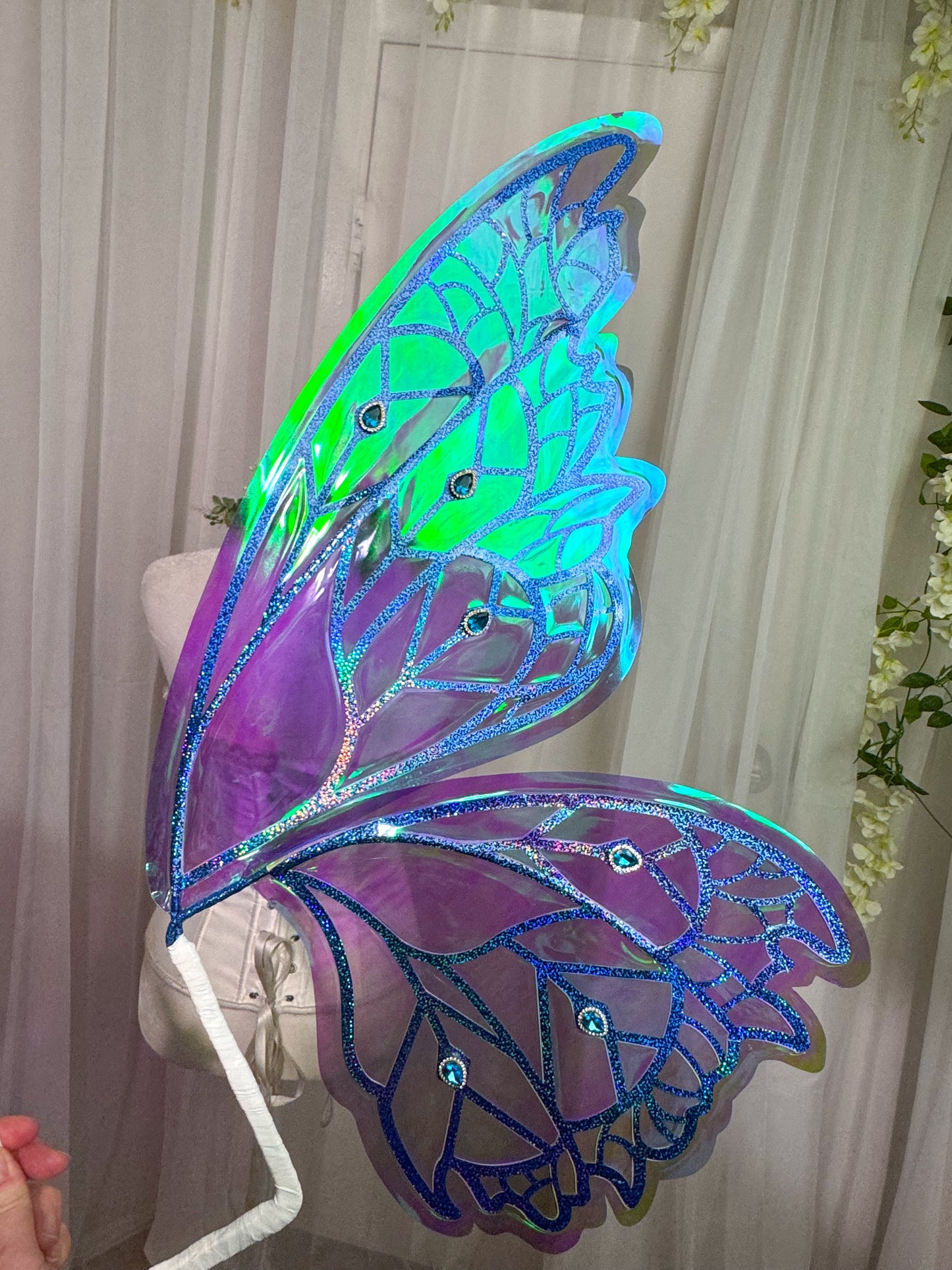 Ready to Snow Crystal Fairy Wings