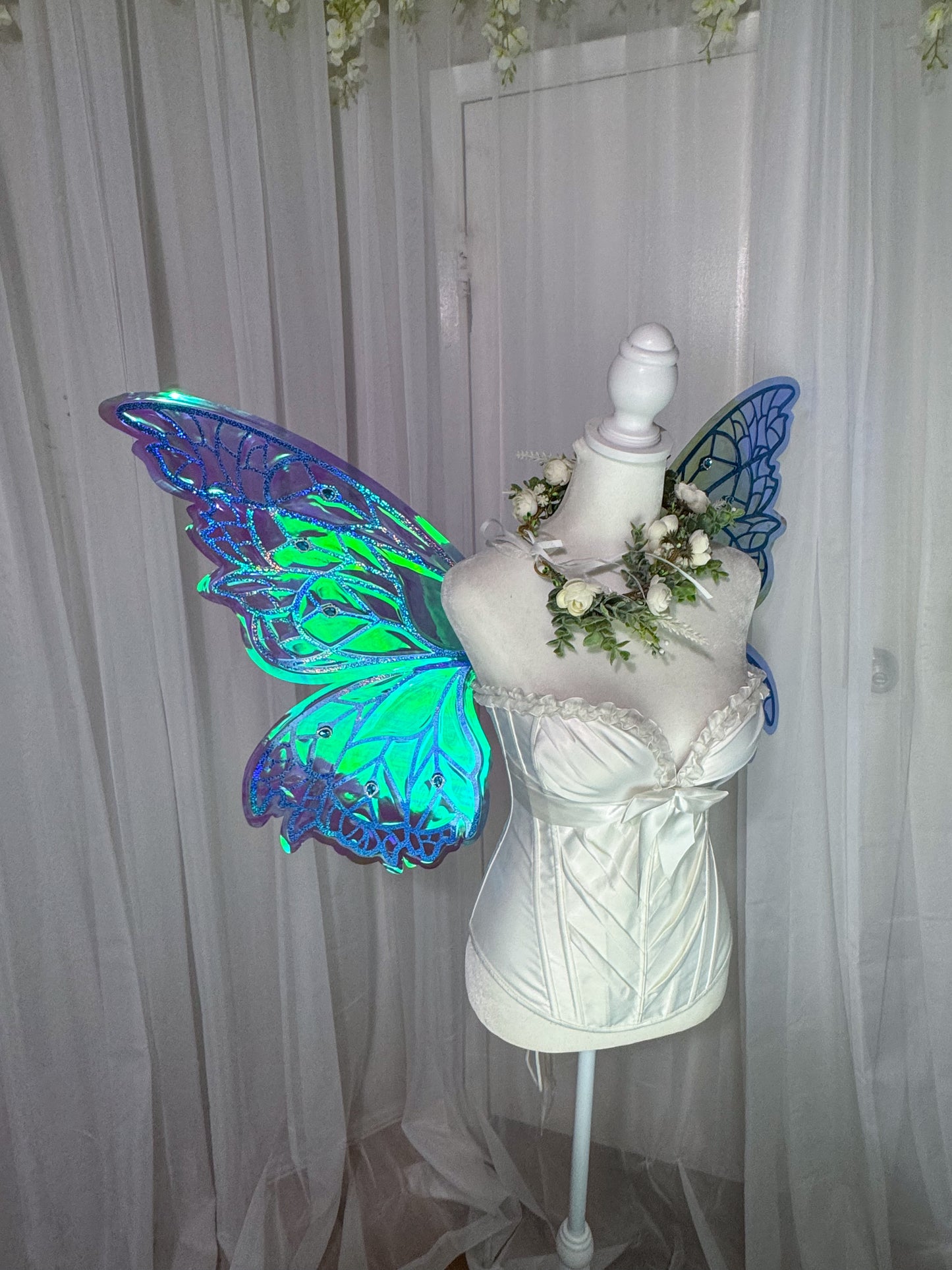 Ready to Snow Crystal Fairy Wings