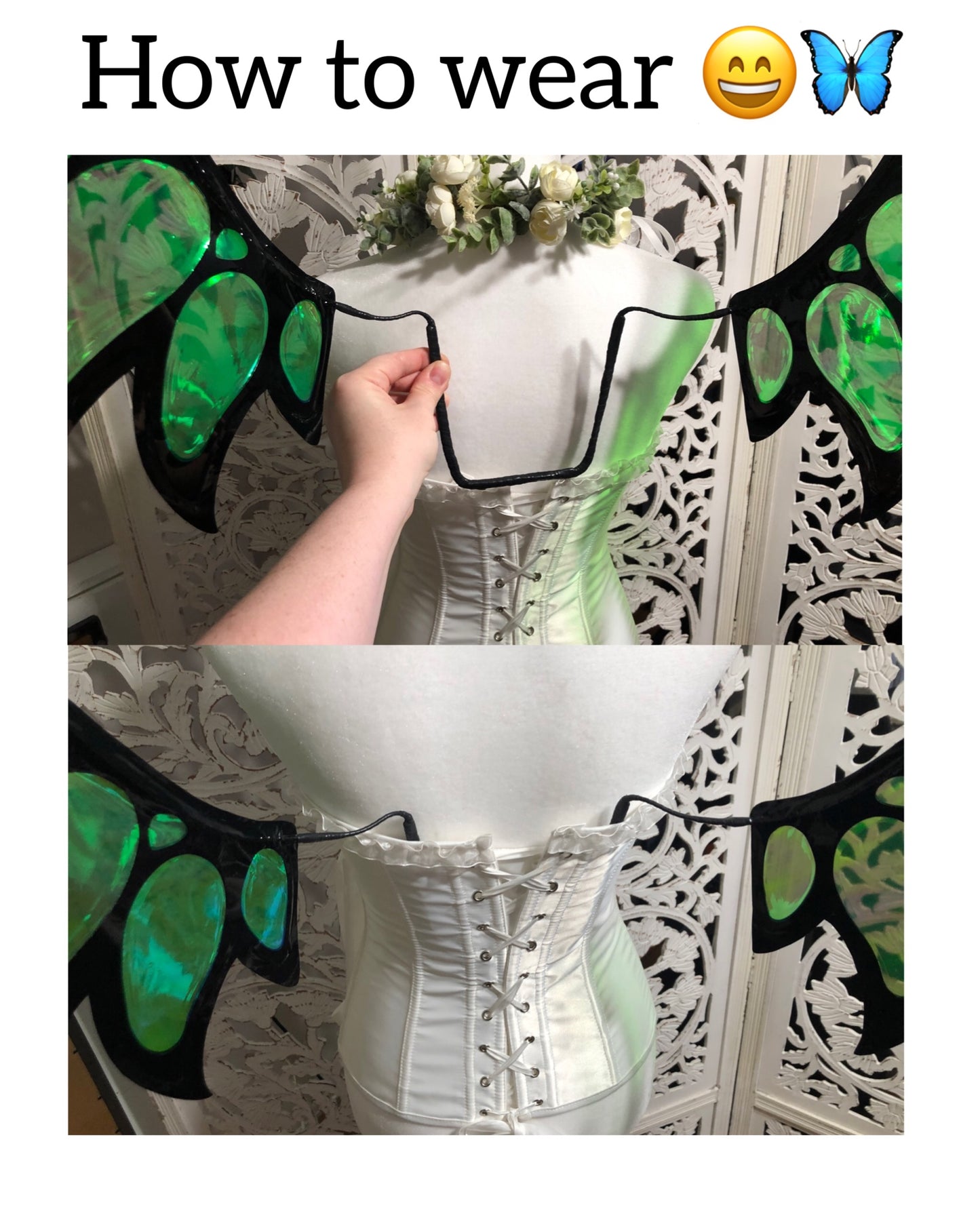 Ready to Ship Lacy Love Bug Fairy Wings