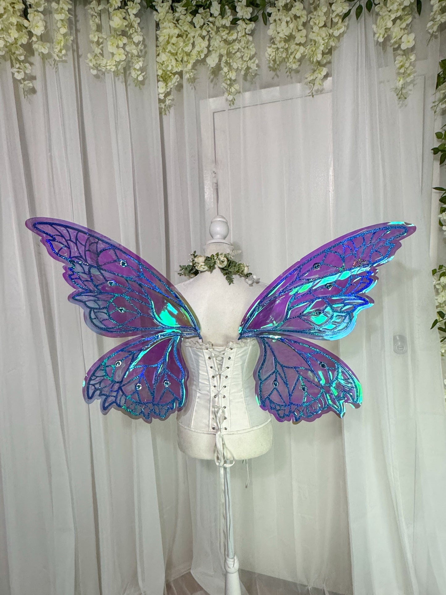 Ready to Snow Crystal Fairy Wings