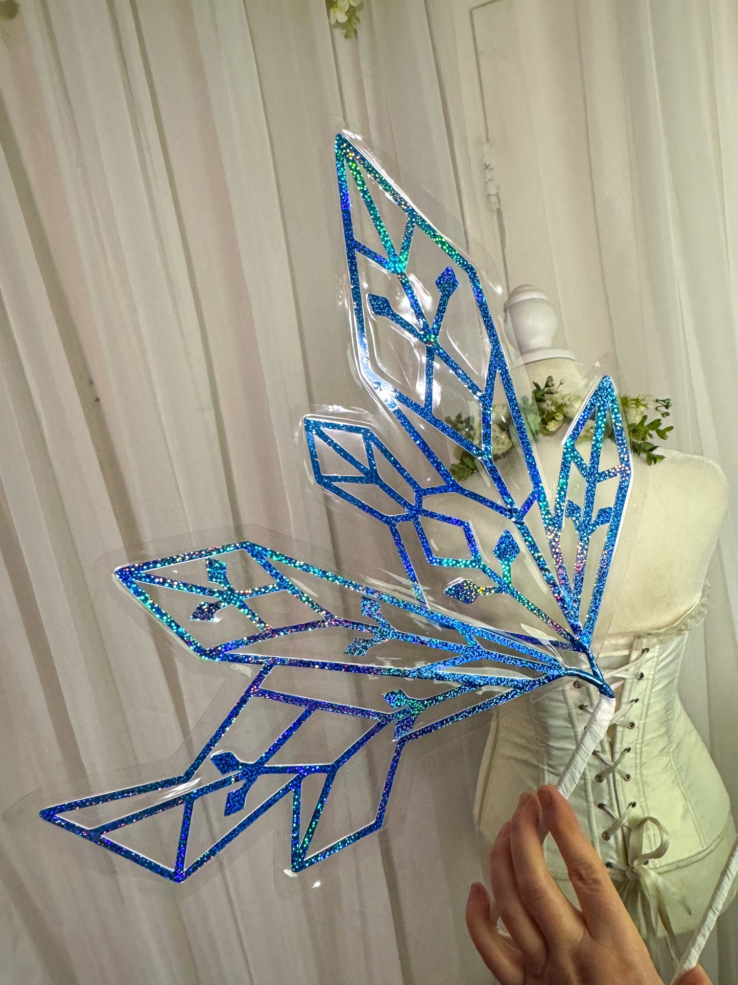 Ready to Small Frozen Fractal Fairy Wings