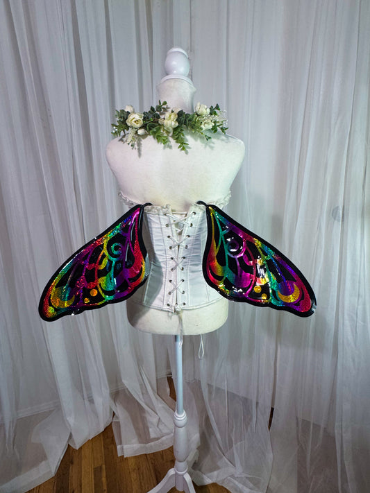 READY TO SHIP Small Space Moth Fairy Wings